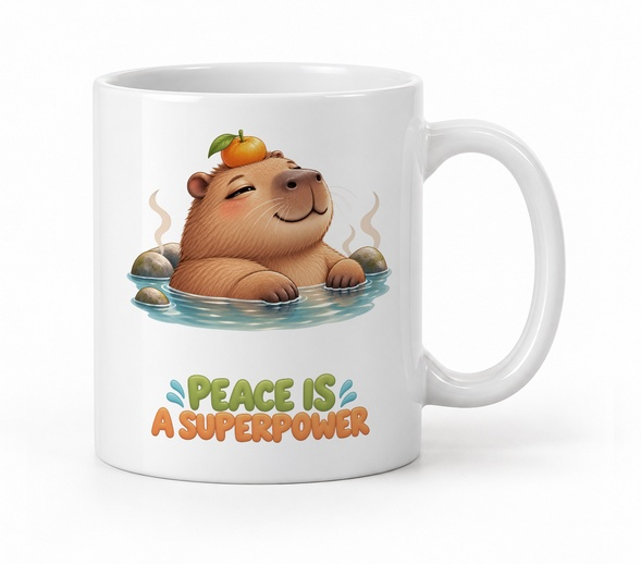 [OT-HRN-015] Hrnek s motivem Peace